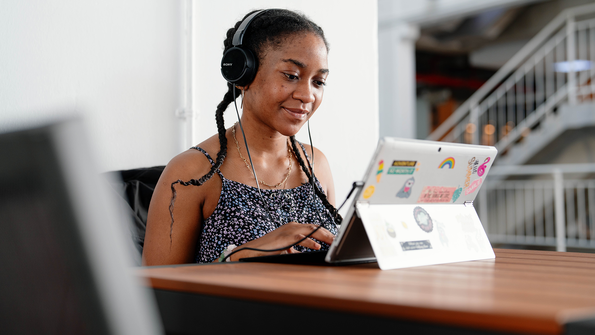 Taylor's student working at arcadia