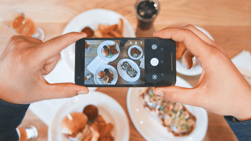 Taking food photo
