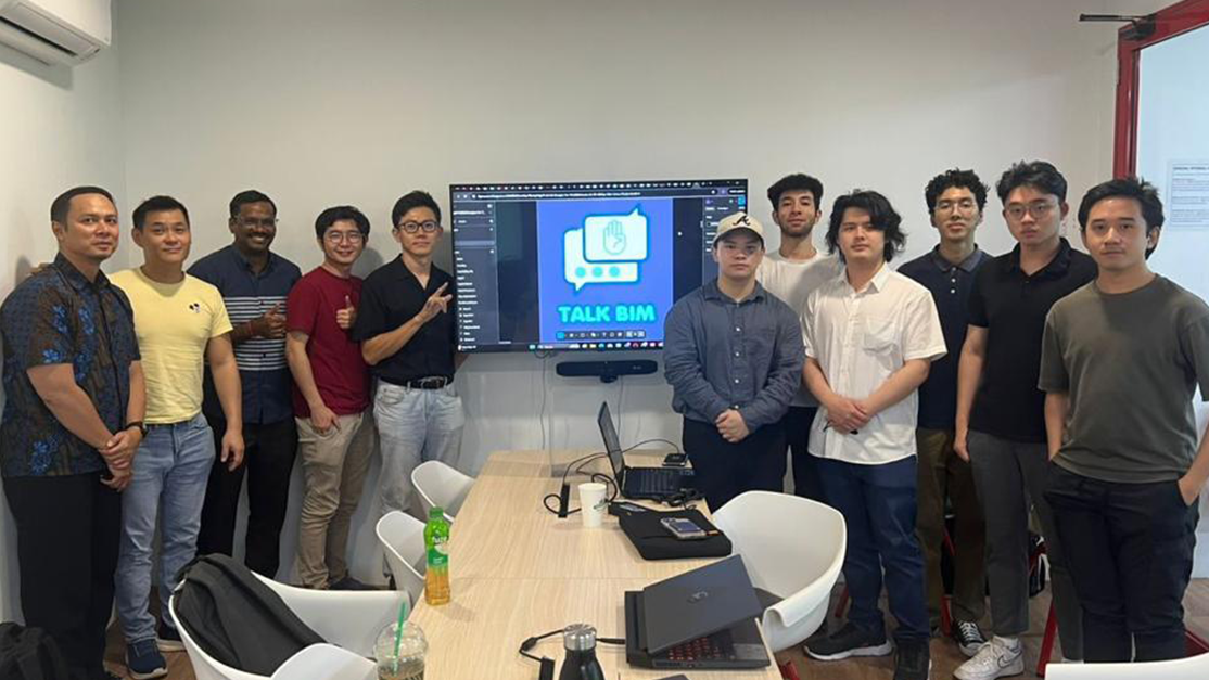 Group photo for the project