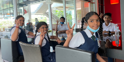 Students benefiting from the projects