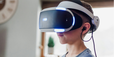 Kid with VR