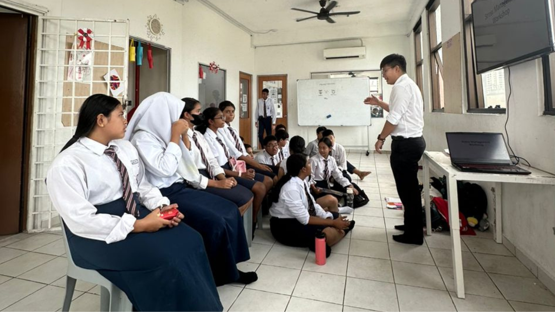 students and trainer