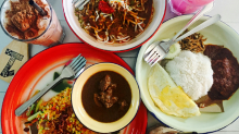 Food on table 