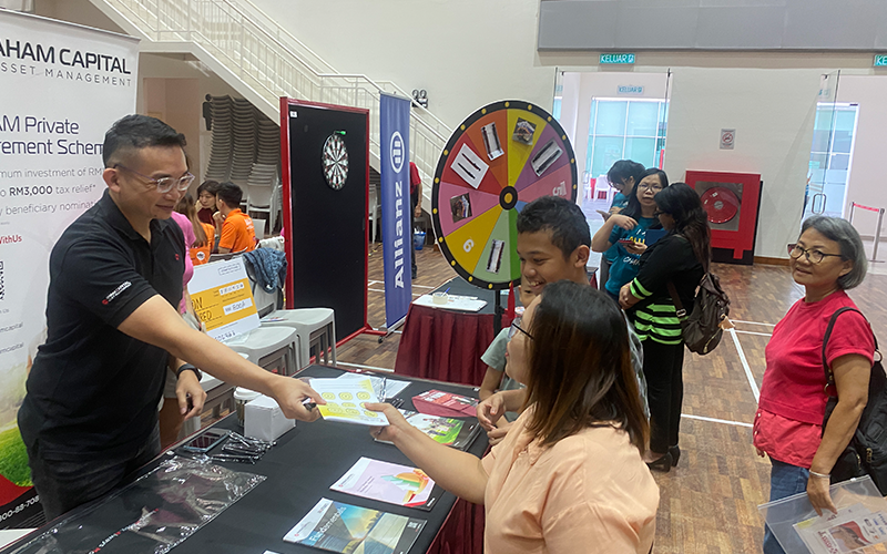 Retirement scheme exhibition booth