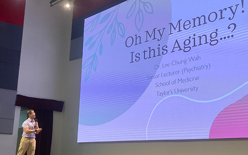  Dr Lee Chung Wah, Senior Lecturer (Psychiatry), School of Medicine, Taylor’s University