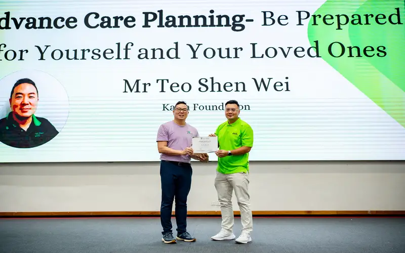 Workshop 1: Advance Care Planning - Be Prepared for Yourself and Your Loved Ones by Mr Teo Shen Wei, Kasih Foundation