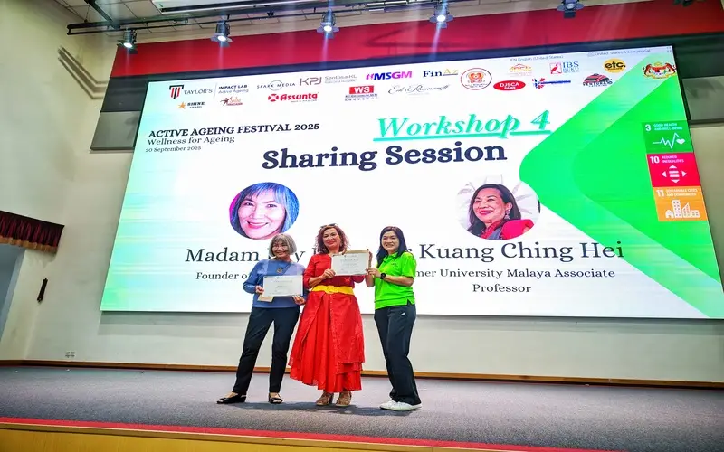 Workshop 4: Sharing Session by Seniors by Madam Lily Fu, Founder of SeniorsAloud Community and Dr Kuang Ching Hei, Former Universiti Malaya Associate Professor