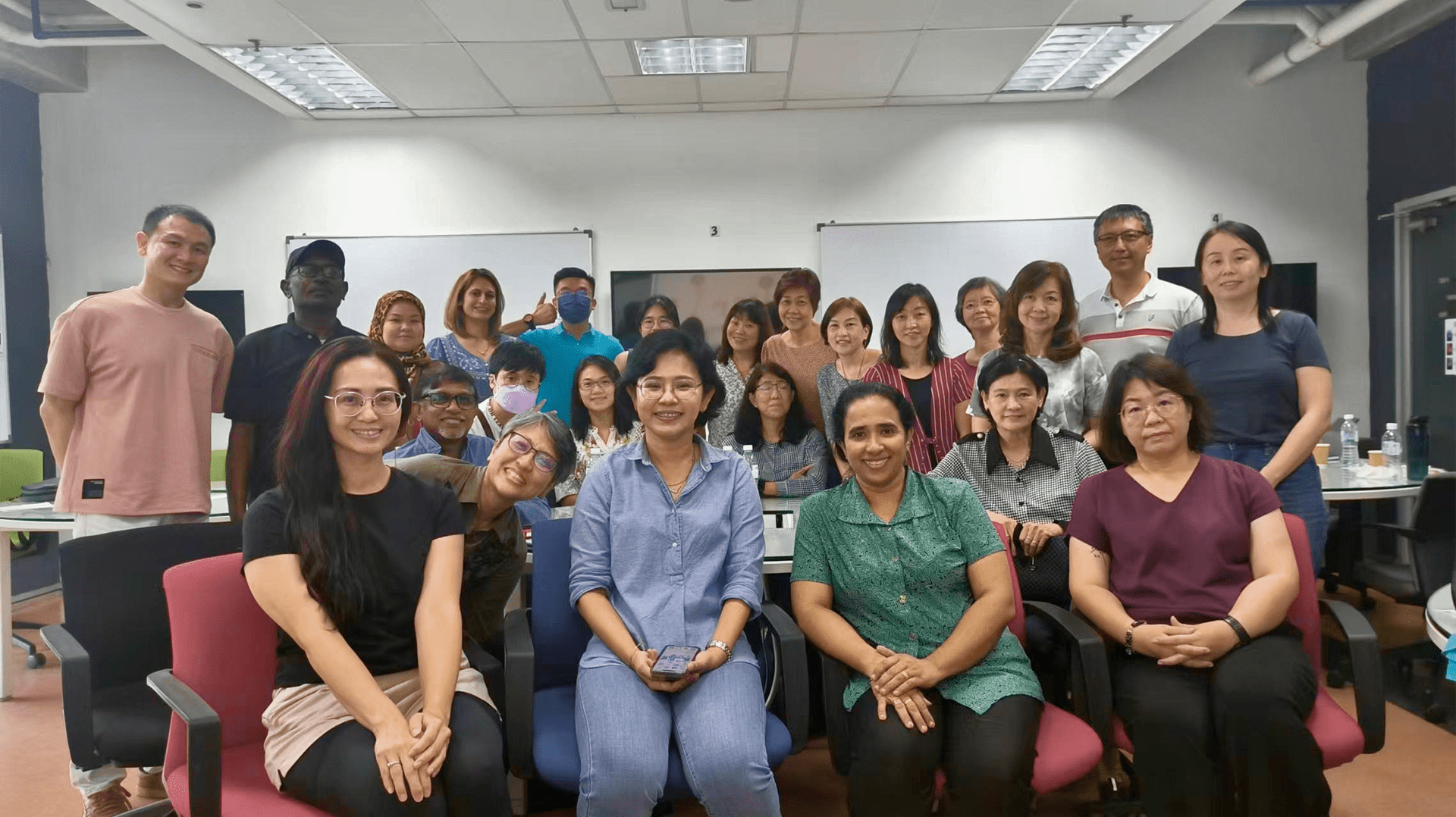 Group photos for the workshops