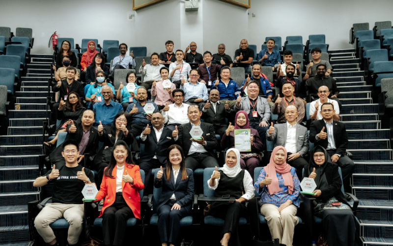 Group photos for the event