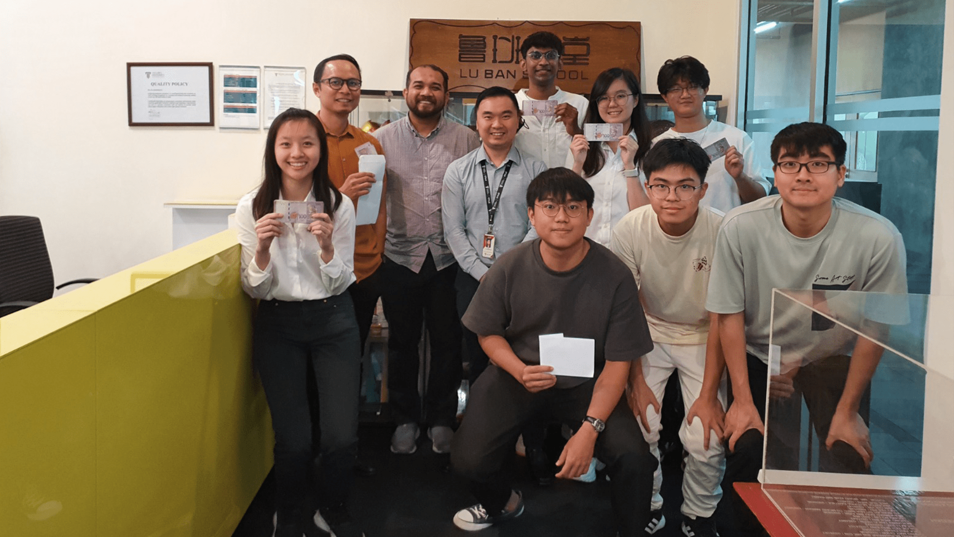 Alha Alfa awarded student teams with a total cash prize of RM5,000  in appreciation of their valuable work for the company