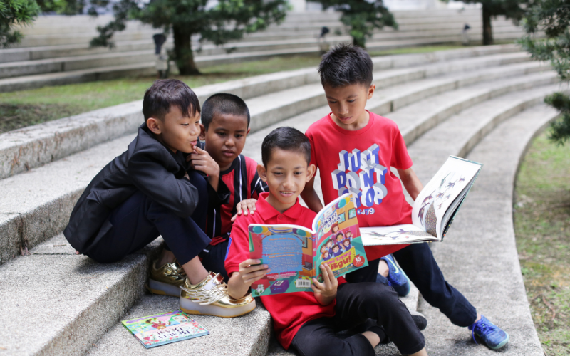 Young children participate at the Project Bacabaca at Taylor's lakeside campus