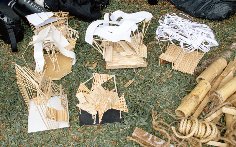 Bamboo prototype created by Taylor's architecture student