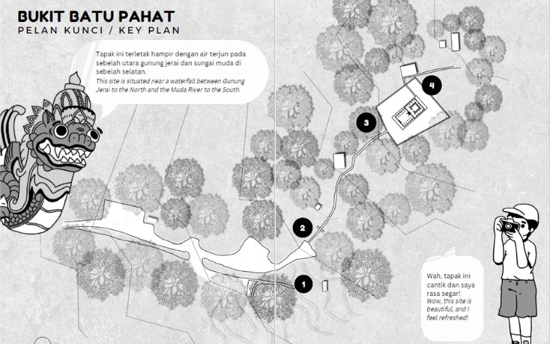 Image showing an extract from the visitors’ booklet.