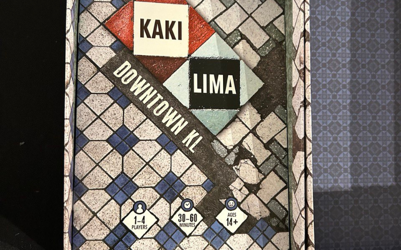 Kaki Lima: Downtown KL Board Game Layout