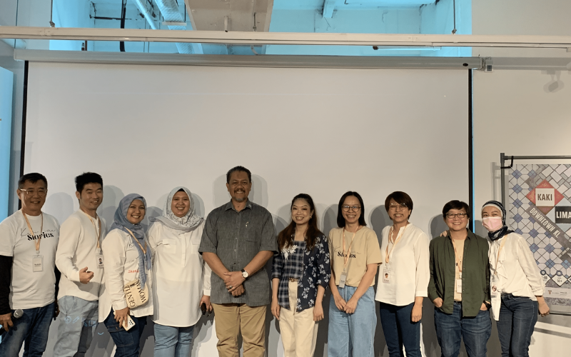 Main Coordinators of 'Life Stories in Downtown KL' event