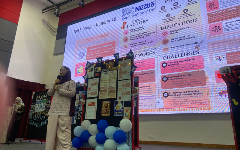 Final presentations in session