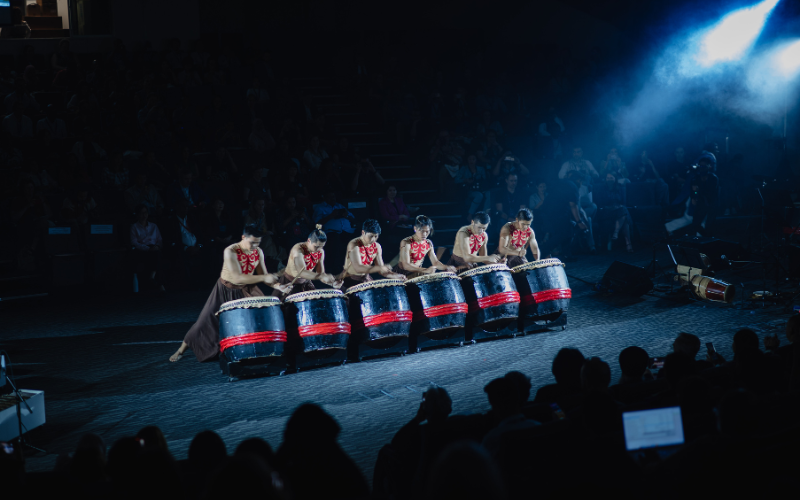 Hands Percussion, a Malaysian Creative Percussion Group, thoroughly captivated the audience with their performance centred on the themes of identity and belonging.