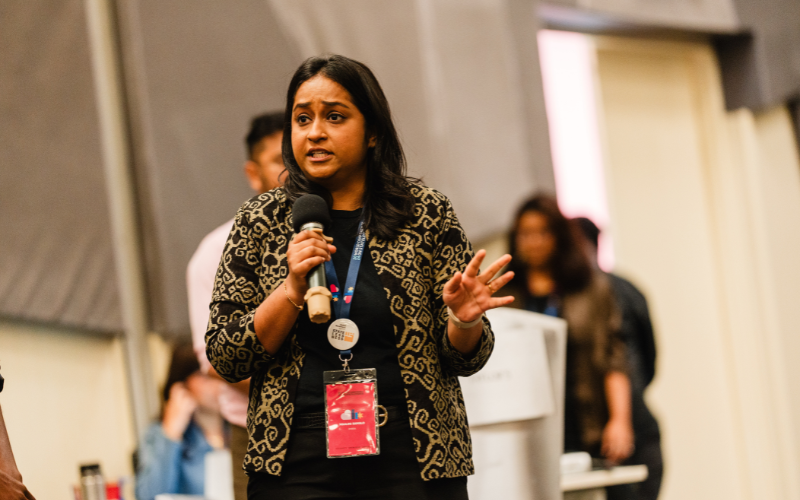 Maalini Ramalo (Director of Social Protection, Development of Human Resources for Rural Areas Malaysia), alongside other speakers, gave the closing address for Day 2 of the conference. 