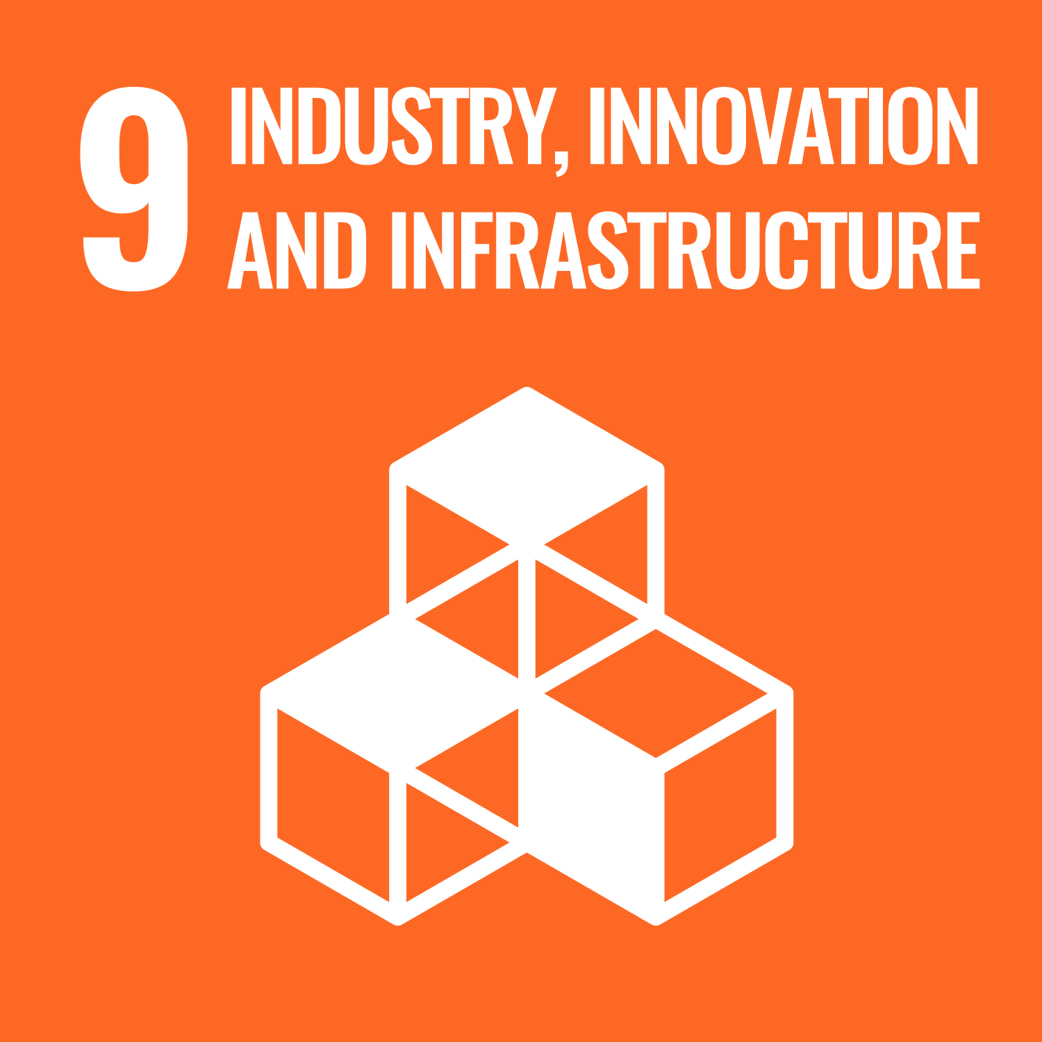 Logo for SDG Goals 9