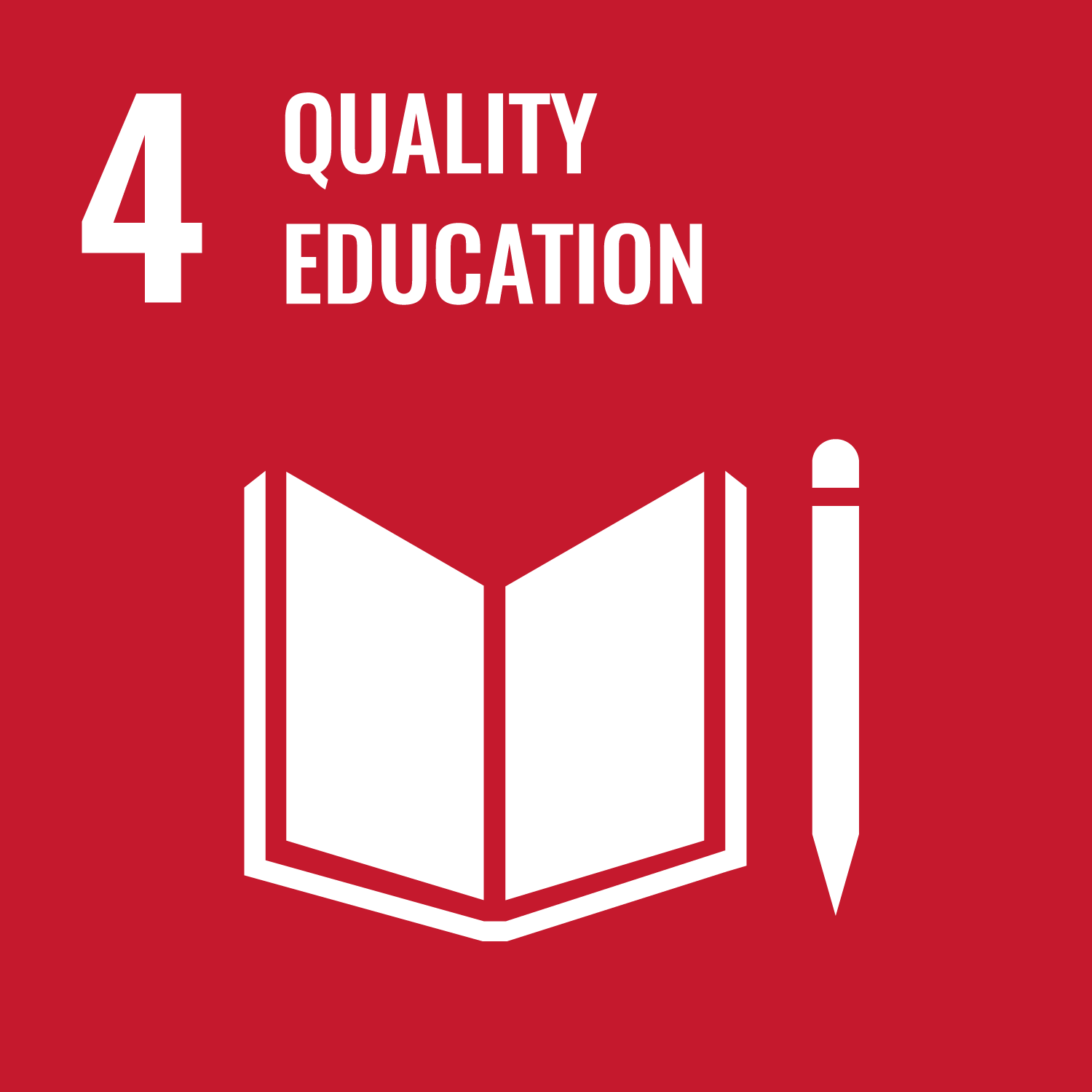 Logo for SDG Goals 4