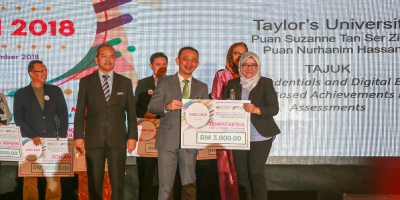 Screenshot showing the Anugerah Khas YB Menteri Pendidikan Rekabentuk Kurikulum dan Penyampaian Inovatif