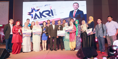 Screenshot showing the Anugerah Khas YB Menteri Pendidikan Rekabentuk Kurikulum dan Penyampaian Inovatif