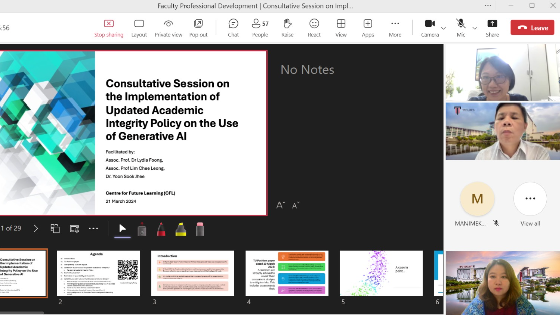 Gen AI In Assessment Policy Consultative Session 