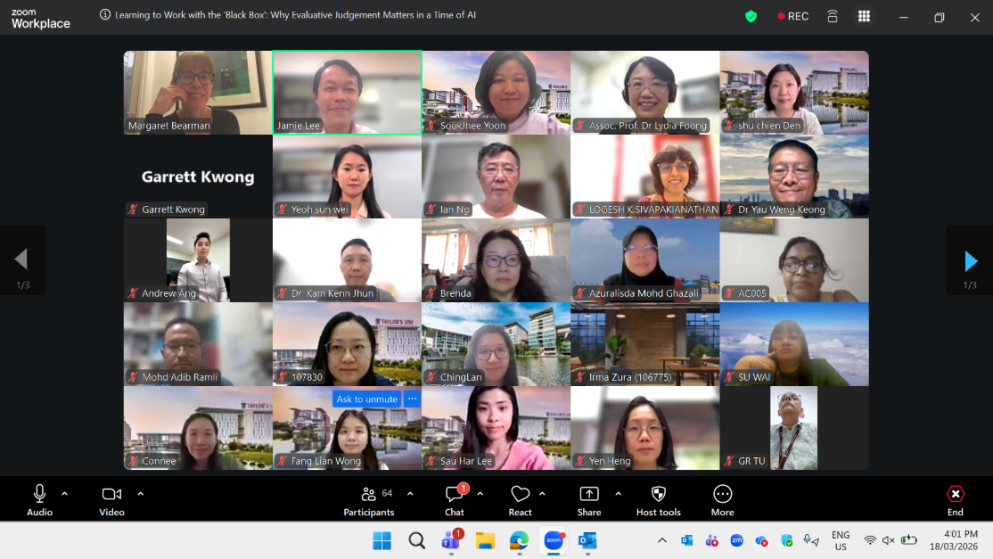 Learning to Work with the ‘Black Box’: Why Evaluative Judgement Matters in a Time of AI