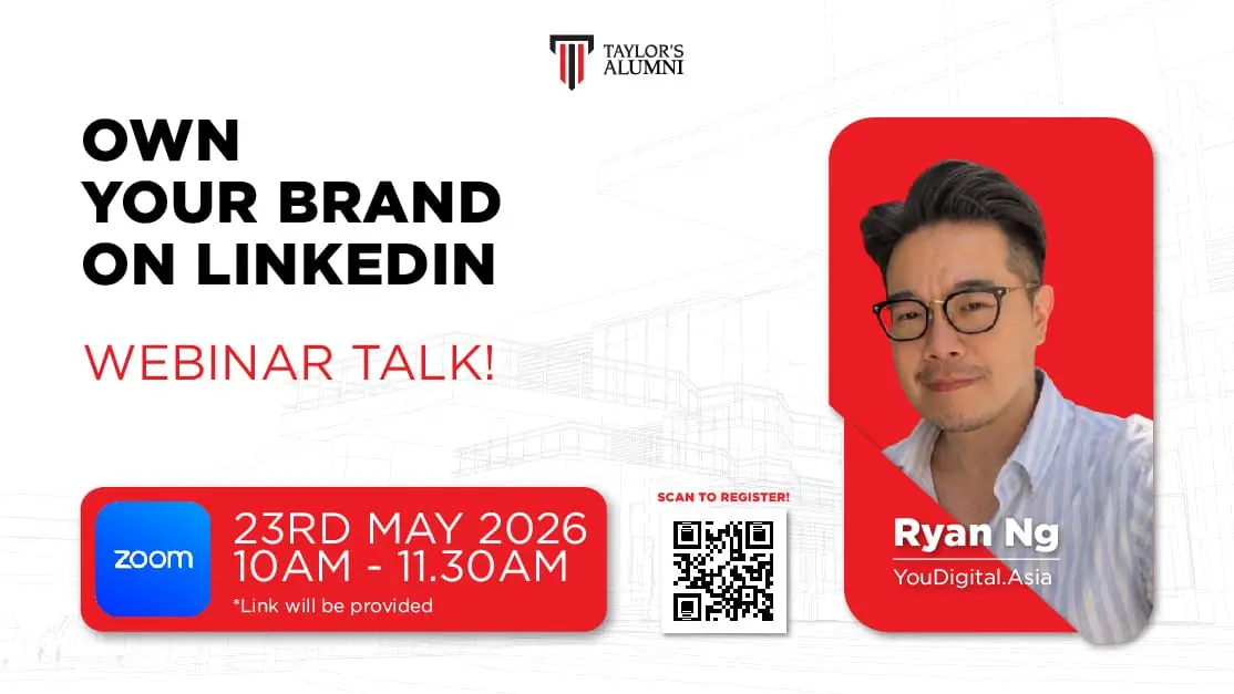 Event Poster Own Your Brand on Linkedin