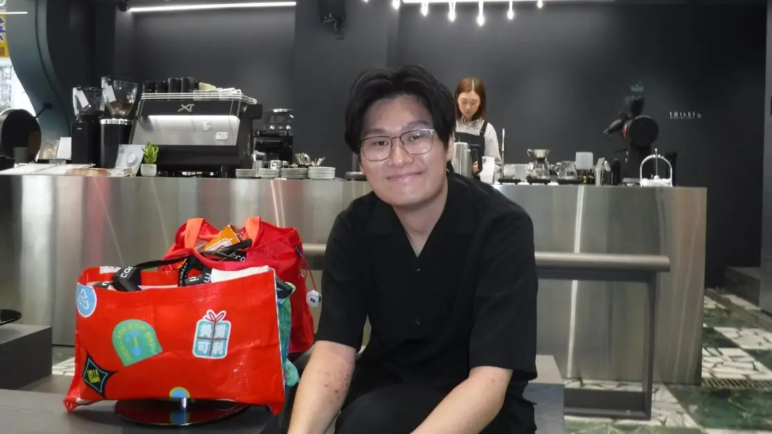 Aaron Koh shared a story at the Kopitiam of Stories, Merdeka 2026