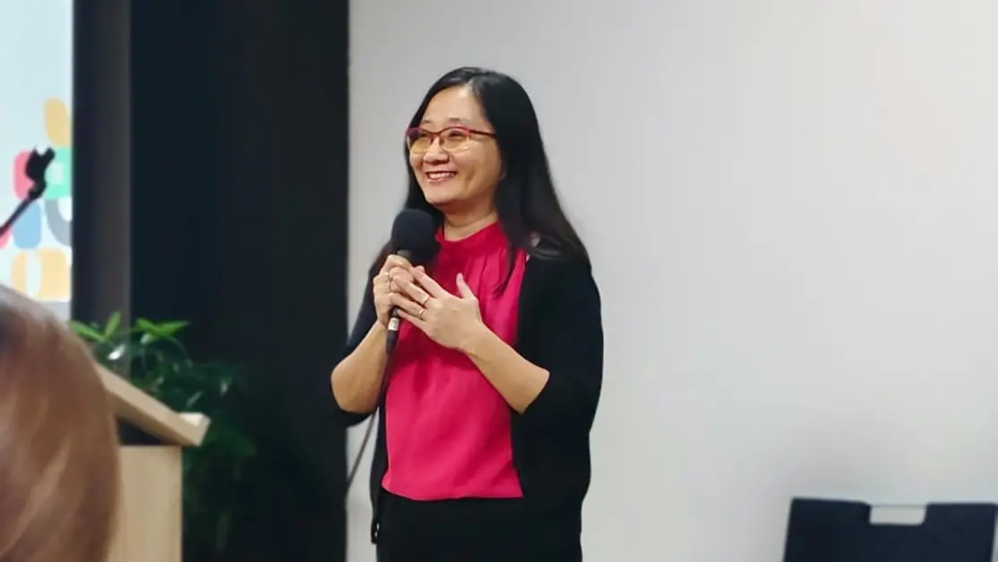 Sia Chin Chin shared a story at the Kopitiam of Stories, Merdeka 2026