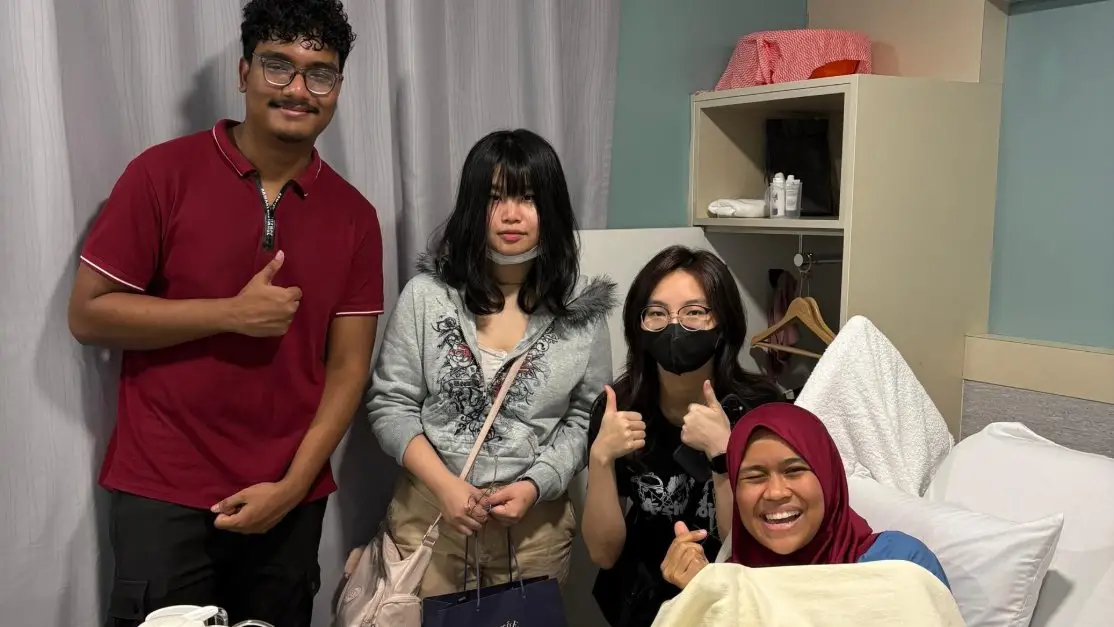 Wan Nur Afiqah shared a story at the Kopitiam of Stories, Merdeka 2026