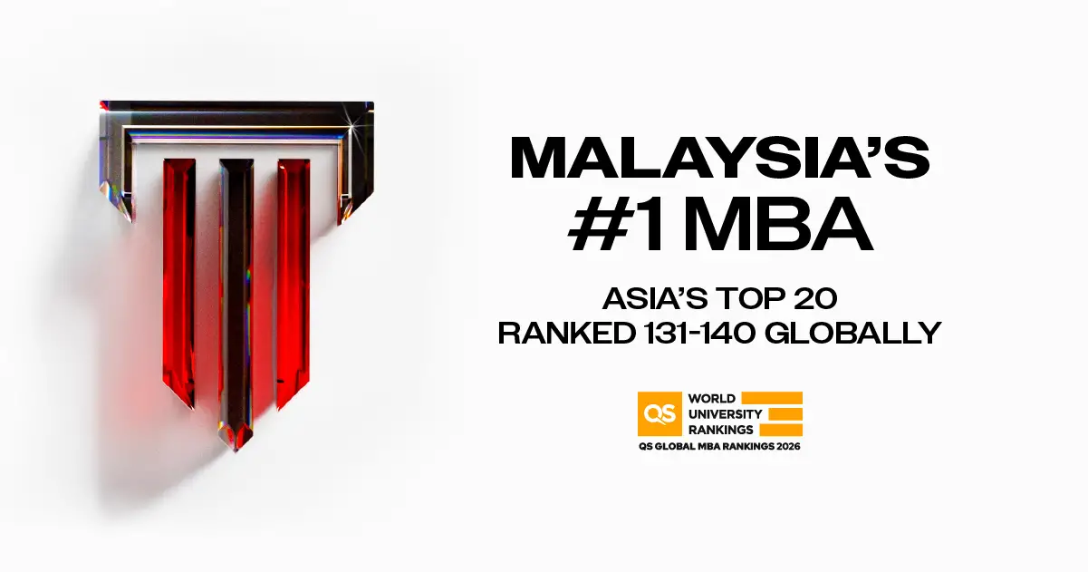Taylor’s MBA Ranked #1 in Malaysia