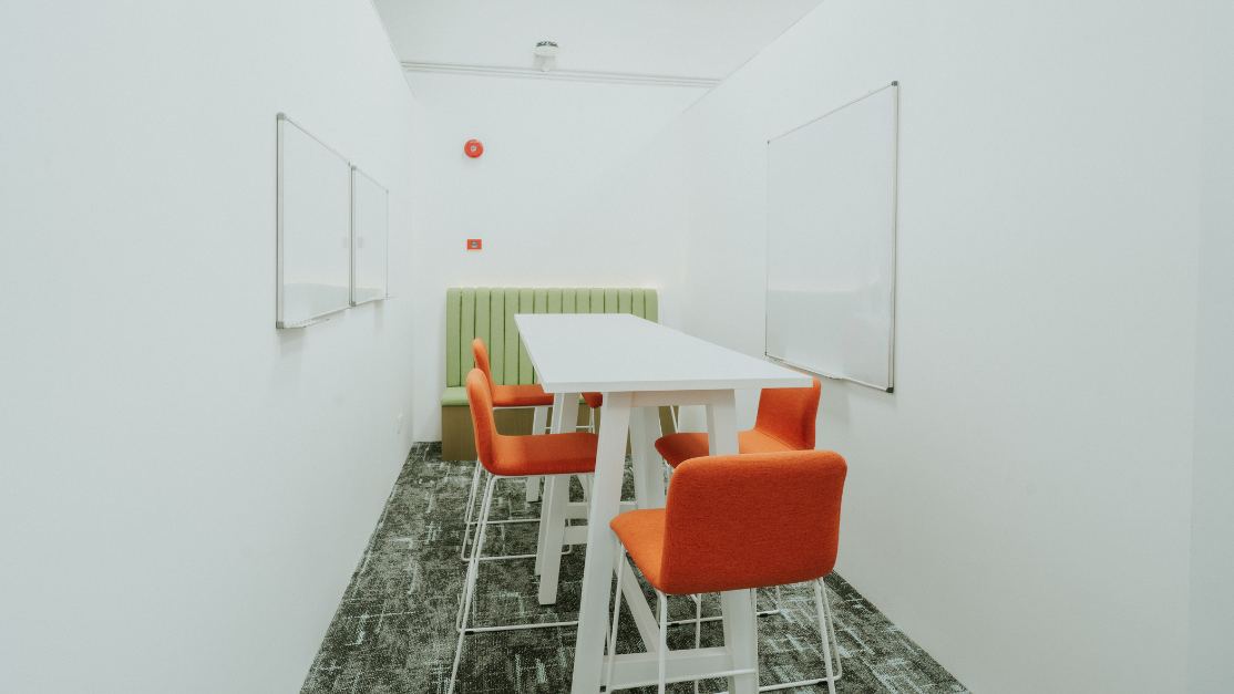 Brainstorm corner at BizPod