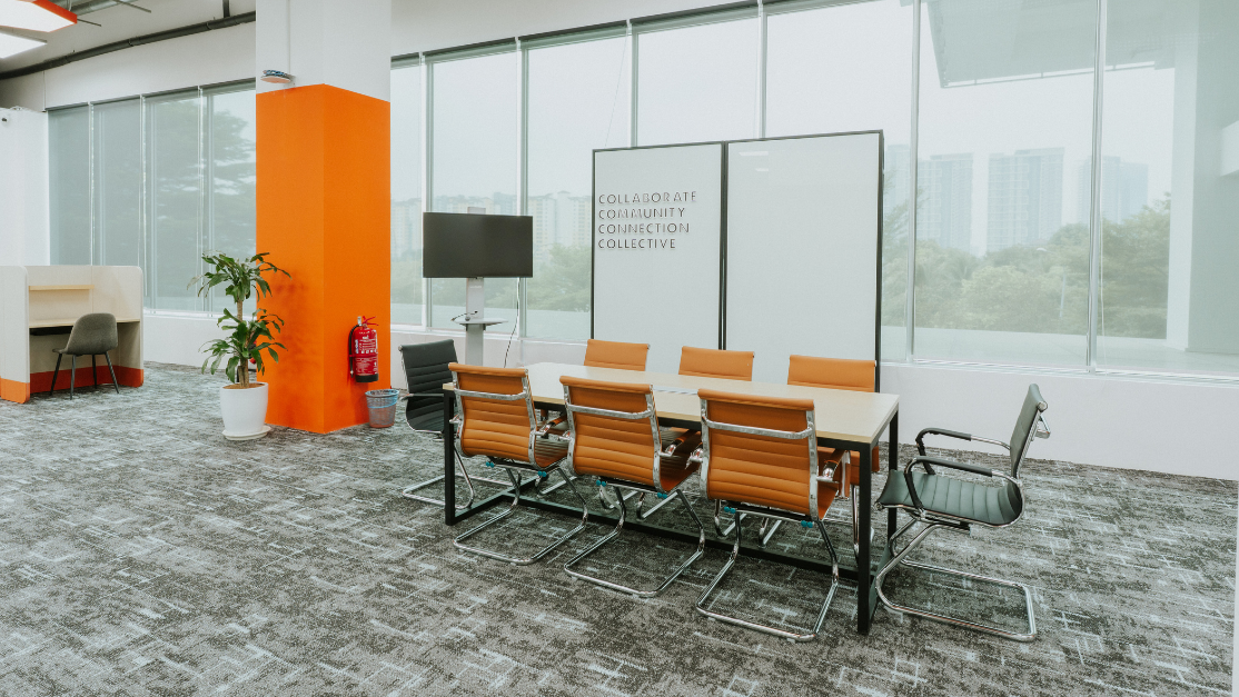 Open meeting space at BizPod