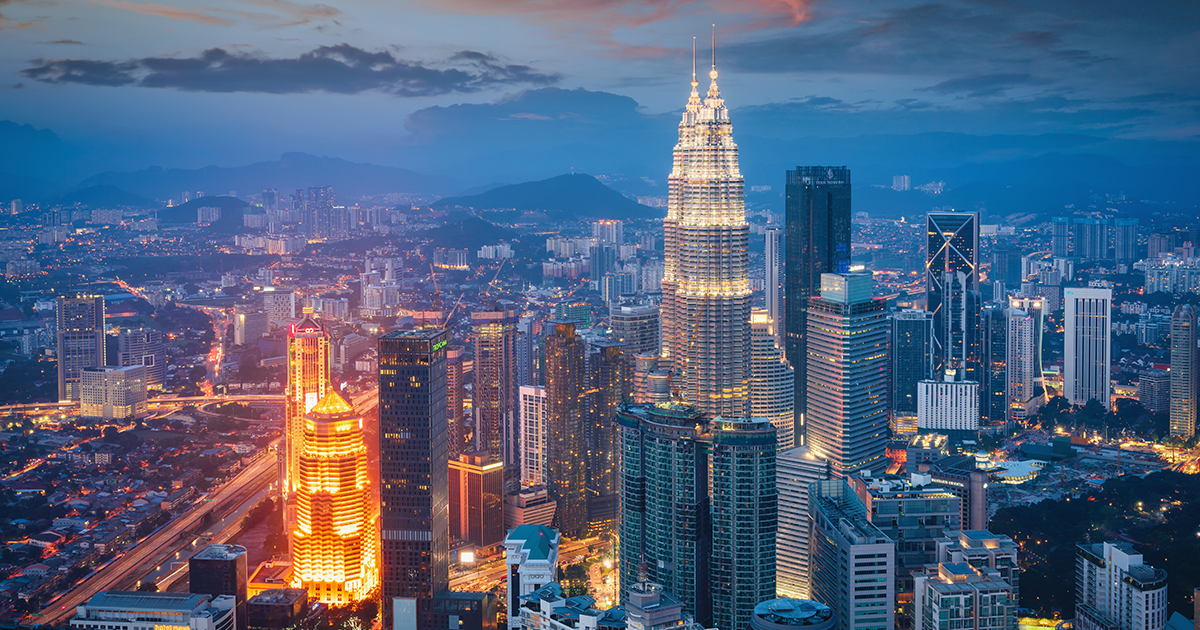 Petronas Tower at night