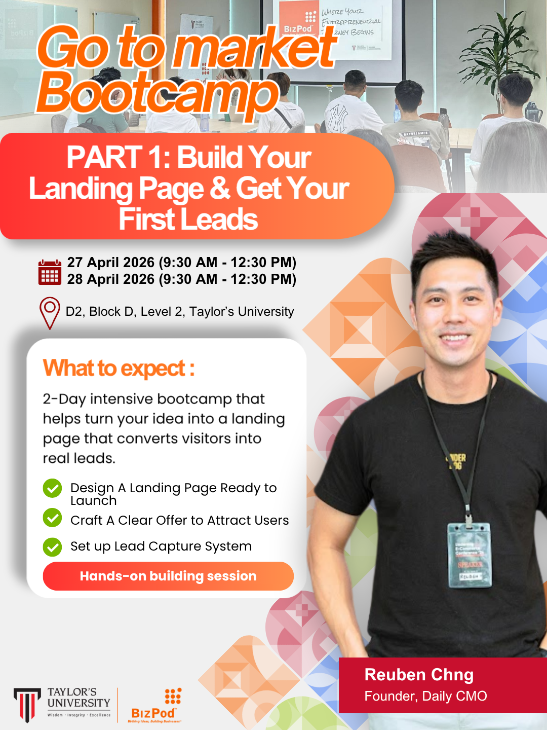 Poster for the event