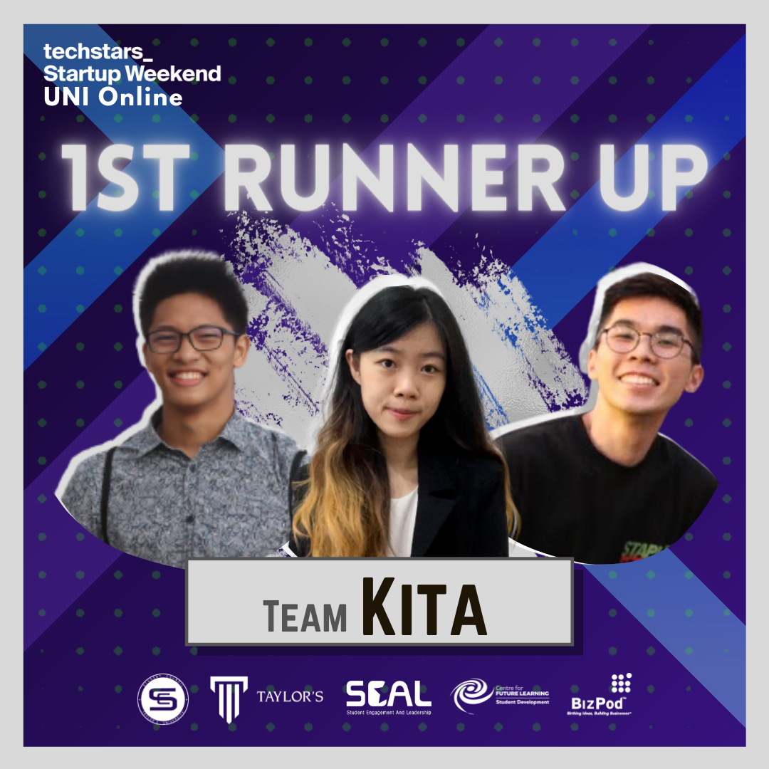 First runner up for the competition