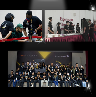 Group of students on the stage