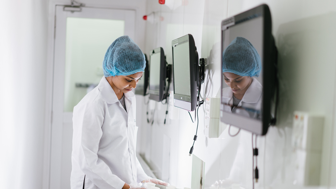 culinary students in the kitchen