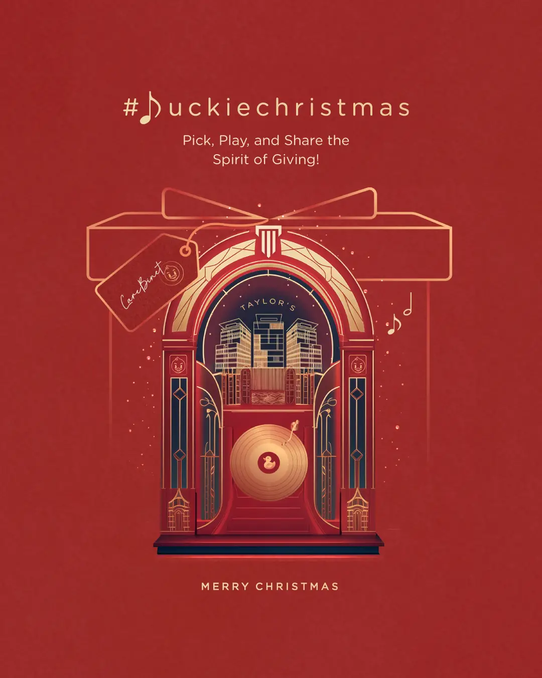 main poster of duckie christmas 2023