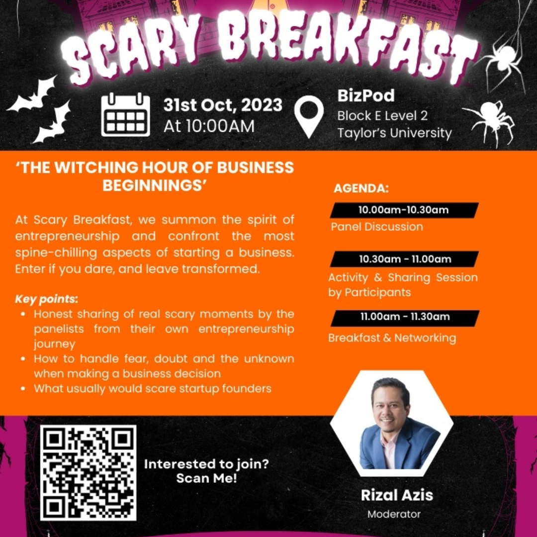 poster of scary breakfast agenda
