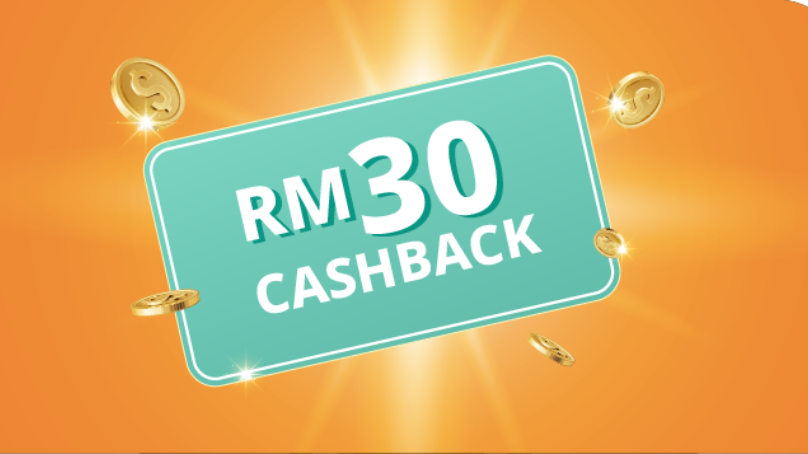 rm30 cashback poster