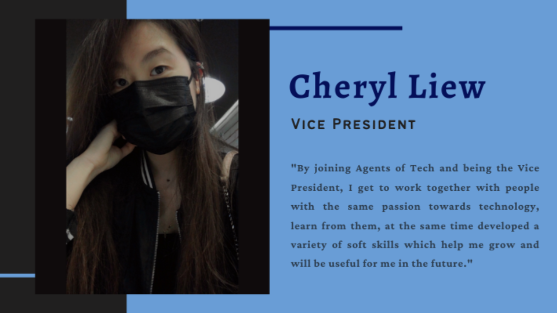 portrait of cheryl liew and a short quote