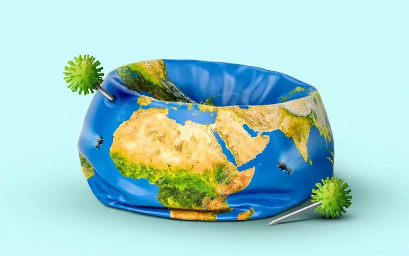 map deflated