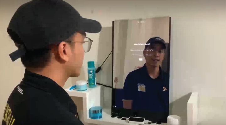 smart mirror usage