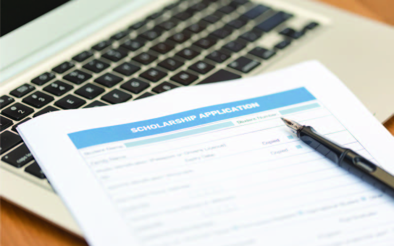 Applying for a scholarship for a Master's programme.