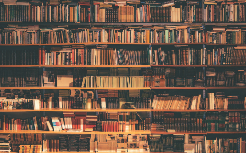 Library of books