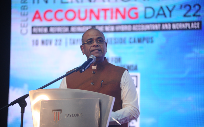 Professor Dr Pradeep Nair, Taylor’s Deputy Vice Chancellor and Chief Academic Officer speak