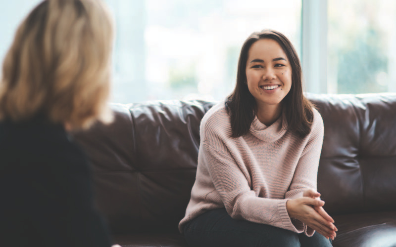 Talking to someone about mental health